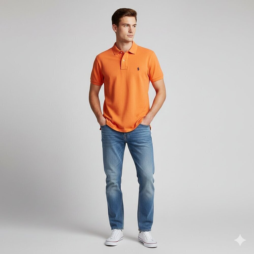 Polo Ralph Lauren Men’s Short Sleeve Orange Shirt Small